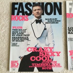 FASHION ROCKS & MOVIE ROCKS Magazine Lot Justin Timberlake JLo Bill Murray